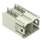 Wago 832 Series Angled PCB Mount PCB Header, 2 Contact(s), 10.16mm Pitch, 1 Row(s), Shrouded