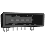 TE Connectivity Dynamic 3000 Series Right Angle Through Hole PCB Header, 5 Contact(s), 3.81mm Pitch, 1 Row(s), Shrouded