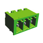 TE Connectivity Buchanan Series Straight Panel Mount PCB Header, 3 Contact(s), 3.81mm Pitch, 1 Row(s)