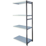 RS PRO Steel Grey Modular Shelving Open Extension Bay, 2100mm, 1000mm x 500mm