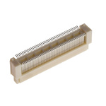 Hirose FunctionMAX FX8C Series Straight Surface Mount PCB Header, 100 Contact(s), 0.6mm Pitch, 2 Row(s), Shrouded