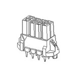 Molex Micro-Fit BMI Series Straight Through Hole PCB Header, 4 Contact(s), 3.0mm Pitch, 2 Row(s), Shrouded