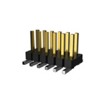Amphenol Communications Solutions Minitek127 Series Surface Mount Pin Header, 4 Contact(s), 1.27mm Pitch, 2 Row(s),