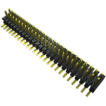 Samtec FTMH Series Vertical Pin Header, 14 Contact(s), 1.0mm Pitch, 2 Row(s), Unshrouded
