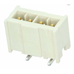 Samtec IPL1 Series Right Angle Through Hole PCB Header, 16 Contact(s), 2.54mm Pitch, 2 Row(s), Shrouded