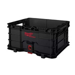 Milwaukee Black Plastic Large Storage Box, 450mm x 250mm x 390mm