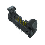 Samtec EHF Series Right Angle PCB Header, 40 Contact(s), 1.27mm Pitch, 2 Row(s), Shrouded