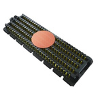 Samtec SEAM Series Horizontal PCB Header, 80 Contact(s), 1.27mm Pitch, 2 Row(s), Shrouded