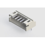 EDAC 140 Series Right Angle Through Hole PCB Header, 6 Contact(s), 2.0mm Pitch, 1 Row(s)