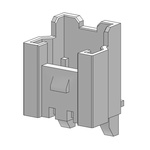 Molex 35363 Series PCB Header, 2 Contact(s), 2mm Pitch, 1 Row(s)