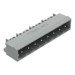 Wago 231 Series Angled PCB Mount PCB Header, 8 Contact(s), 5mm Pitch, 1 Row(s), Shrouded