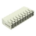 Wago 831 Series Angled PCB Mount PCB Header, 9 Contact(s), 7.62mm Pitch, 1 Row(s), Shrouded