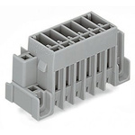 Wago 769 Series Straight PCB Mount PCB Header, 8 Contact(s), 5mm Pitch, 1 Row(s), Shrouded