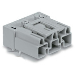Wago 770 Series Angled PCB Mount PCB Header, 3 Contact(s), 10mm Pitch, 1 Row(s), Shrouded
