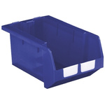 RS PRO PP Storage Bin Storage Bin, 246mm x 335mm, Blue