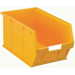 RS PRO PP Storage Bin Storage Bin, 181mm x 205mm, Yellow