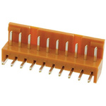 JAE IL-G Series Right Angle Through Hole PCB Header, 10 Contact(s), 2.5mm Pitch, 1 Row(s), Shrouded