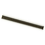 Samtec FTSH Series Straight Surface Mount Pin Header, 70 Contact(s), 1.27mm Pitch, 2 Row(s), Unshrouded