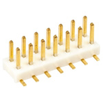 Hirose A3 Series Straight Surface Mount Pin Header, 14 Contact(s), 2.0mm Pitch, 2 Row(s), Unshrouded