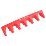 Facom Red Thermoplastic Screwdriver Rack, 38mm x 238mm x 50mm