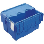 Schoeller Allibert 22L Blue PP Medium Folding Crate, 264mm x 400mm x 300mm