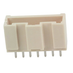 Hirose DF1E Series Straight Through Hole PCB Header, 7 Contact(s), 2.5mm Pitch, 1 Row(s), Shrouded