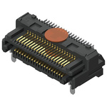 Samtec LSHM Series Right Angle Surface Mount PCB Header, 40 Contact(s), 0.5mm Pitch, 2 Row(s), Shrouded