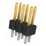 Amphenol Communications Solutions BergStik Series Straight Through Hole Pin Header, 6 Contact(s), 2.54mm Pitch, 2
