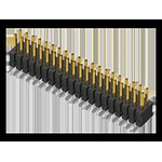Samtec FTSH Series Straight Through Hole Pin Header, 34 Contact(s), 1.27mm Pitch, 2 Row(s), Unshrouded
