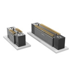 Samtec FSI Series Straight PCB Header, 20 Contact(s), 1.0mm Pitch, 2 Row(s), Shrouded
