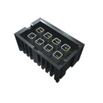 Samtec IP5 Series Right Angle PCB Header, 8 Contact(s), 0.158mm Pitch, 1 Row(s), Shrouded