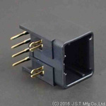 JST JFA J2000 Series Right Angle PCB Header, 4 Contact(s), 2.5mm Pitch, 1 Row(s), Shrouded