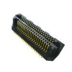 Samtec LSS Series Vertical Surface Mount PCB Header, 40 Contact(s), 0.635mm Pitch, 2 Row(s), Shrouded