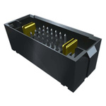 Samtec MPTC Series Vertical PCB Header, 18 Contact(s), 5.0mm Pitch, 2 Row(s), Shrouded