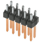 Molex C-Grid Series Vertical Through Hole Pin Header, 10 Contact(s), 2.54mm Pitch, 2 Row(s), Unshrouded