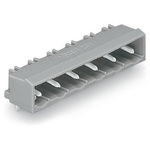 Wago 231 Series Angled PCB Mount PCB Header, 7 Contact(s), 7.5mm Pitch, 1 Row(s), Shrouded
