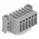 Wago 769 Series Angled PCB Mount PCB Header, 10 Contact(s), 5mm Pitch, 1 Row(s), Shrouded