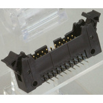 JAE PS Series Right Angle Through Hole PCB Header, 40 Contact(s), 2.54mm Pitch, 2 Row(s), Shrouded