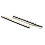 Molex C-Grid III Series Straight Through Hole Pin Header, 40 Contact(s), 2.54mm Pitch, 1 Row(s), Unshrouded