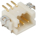 Hirose DF13 Series Right Angle Surface Mount PCB Header, 3 Contact(s), 1.25mm Pitch, 1 Row(s), Shrouded
