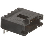 TE Connectivity AMPMODU MTE Series Right Angle Through Hole PCB Header, 8 Contact(s), 2.54mm Pitch, 1 Row(s), Shrouded
