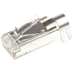 Hirose TM21P Series Male RJ45 Connector, Cable Mount, Cat5e, STP Shield