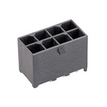 Molex Mega-Fit Series Straight Through Hole PCB Header, 10 Contact(s), 5.7mm Pitch, 2 Row(s), Shrouded