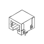 Molex 85505 Series Female RJ45 Connector, Through Hole, Cat5e