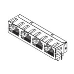 Molex 44248 Series Female RJ45 Connector, Through Hole, Cat3