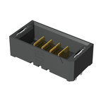 Samtec UMPT Series Straight Through Hole PCB Header, 4 Contact(s), 2.0mm Pitch, 1 Row(s), Shrouded