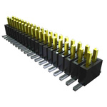 Samtec FTSH Series Vertical Pin Header, 5 Contact(s), 1.27mm Pitch, 2 Row(s), Unshrouded