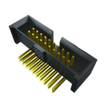 Samtec SHF Series Right Angle PCB Header, 24 Contact(s), 1.27mm Pitch, 2 Row(s), Shrouded