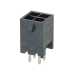 Molex Micro-Fit+ Series Vertical Through Hole PCB Header, 4 Contact(s), 3.0mm Pitch, 2 Row(s), Shrouded
