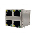 Amphenol RJSGE4 Series Female RJ45 Connector, PCB Mount, Cat5e